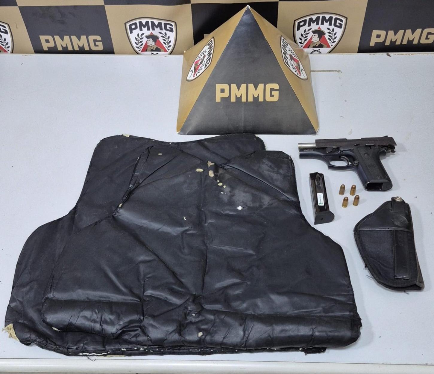 Itabira: homem de 62 anos é preso com pistola .380 na MG-129; ele tinha registro, mas não porte