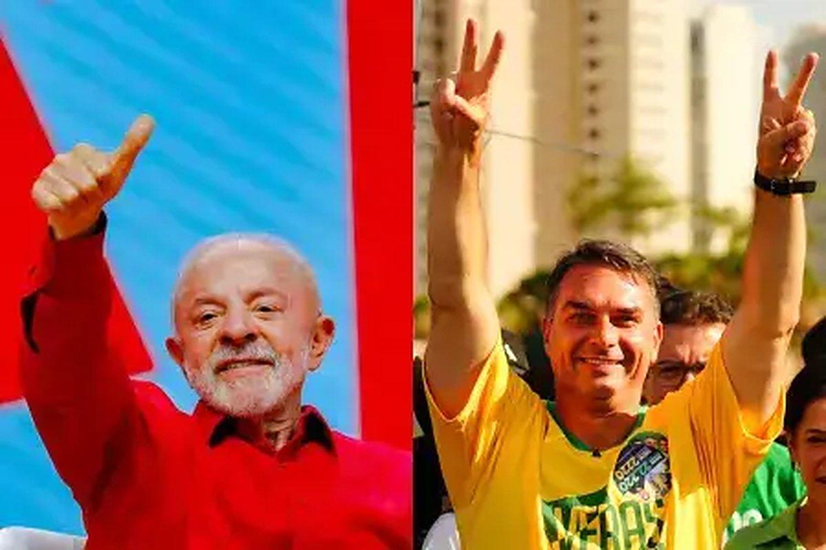 Lula e Flávio Bolsonaro vão ao segundo turno disputar a Presidência