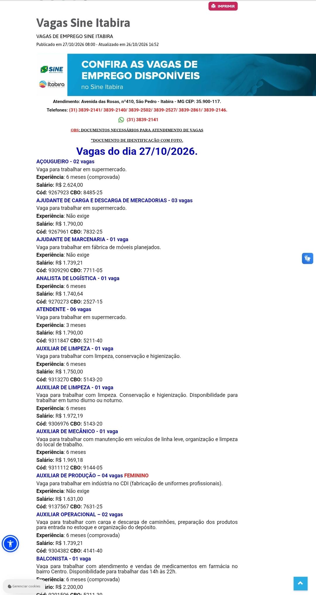 Vagas