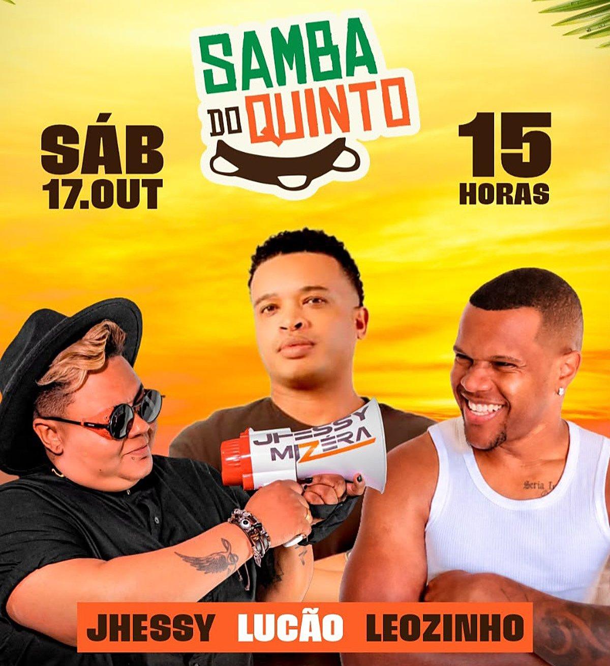 Samba do Quinto chega ao Major Lage de Baixo neste sábado (17) com entrada gratuita em Itabira