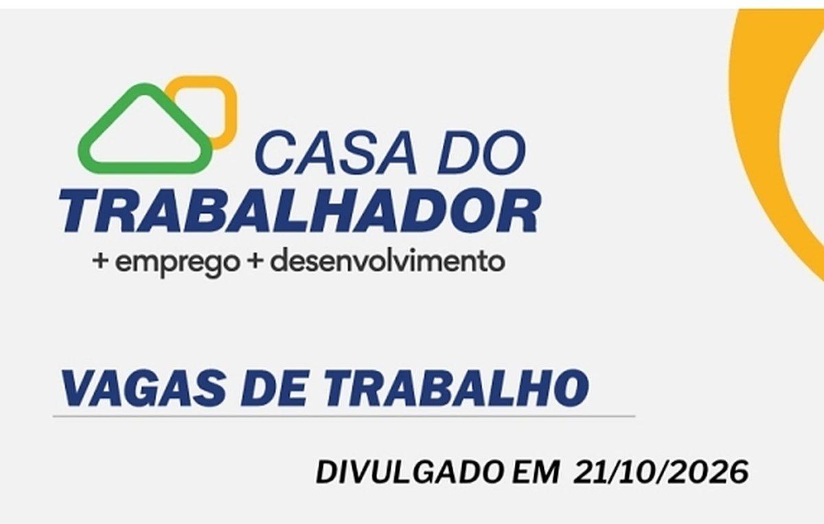 São Gonçalo do Rio Abaixo tem 43 vagas nesta quarta (21/10), com salários de até R$ 5 mil em Brucutu
