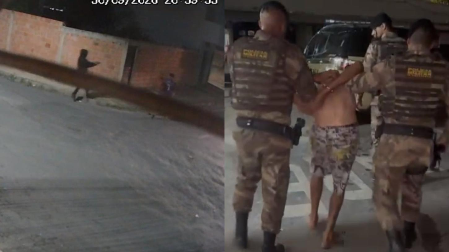 Suspeito é preso após homem ser morto a tiros em Santa Luzia, na Grande BH