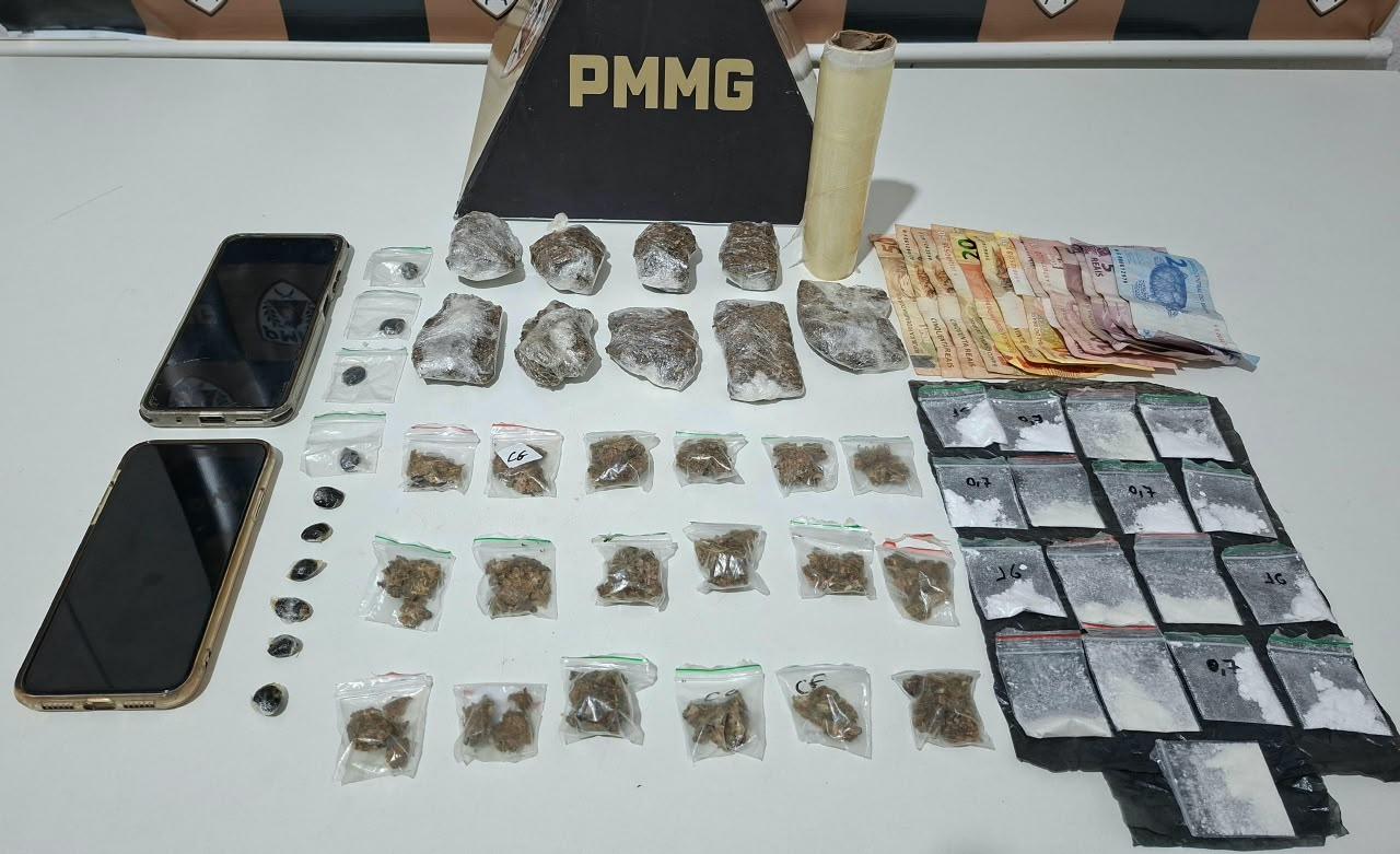 Timóteo: mulher é presa suspeita de usar delivery e mototáxi para entregar drogas