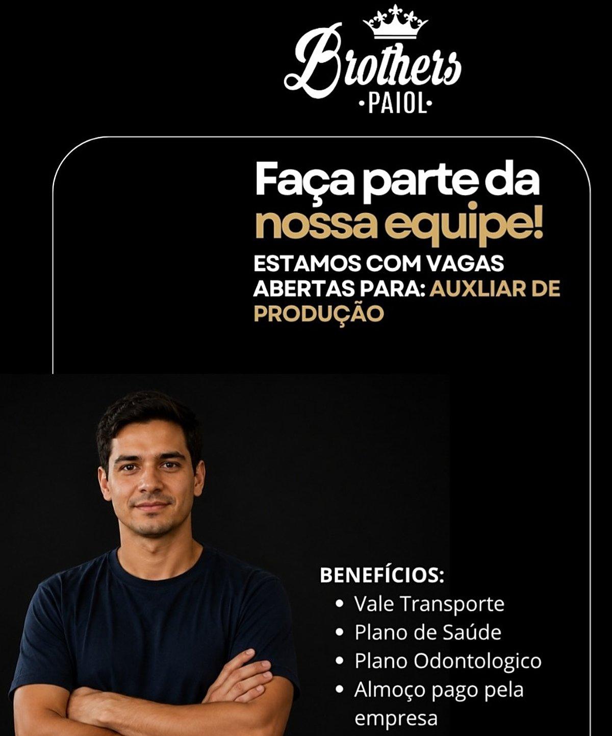 Vagas de emprego em João Monlevade: Brothers Paiol contrata consultor de vendas externas