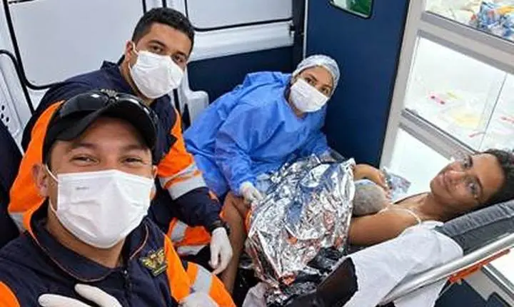 Bebê nasce em viatura de resgate durante viagem pela BR-381 em MG