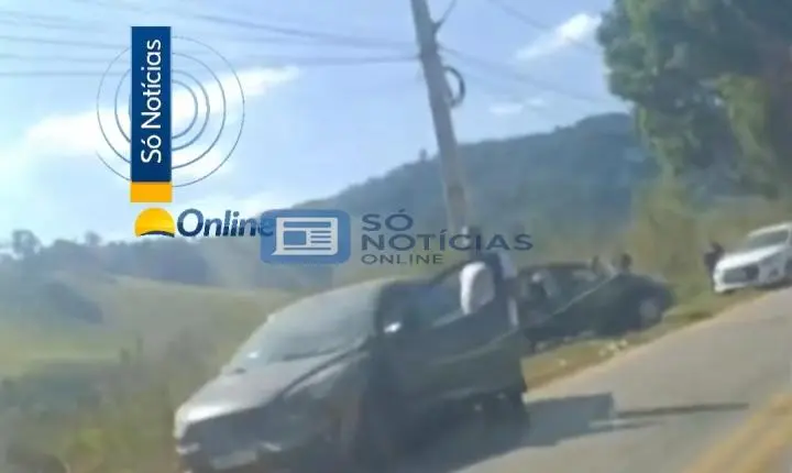 Vídeo - GAVE atende capotamento em Nova Era; motorista sai ilesa após carro capotar duas vezes