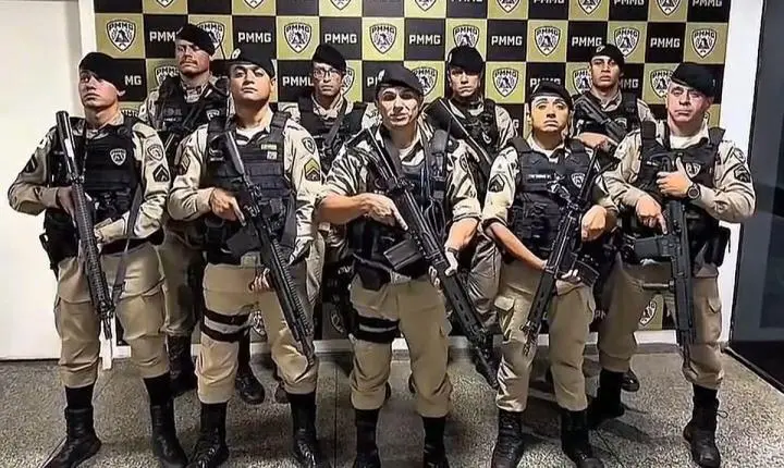 Carro clonado, revólver e colete: o que a PM achou com dupla presa por homicídio em João Monlevade