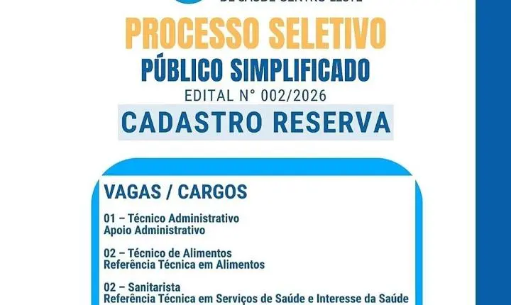 CISCEL abre processo seletivo em Itabira para técnico, sanitarista e mais cargos; veja como participar