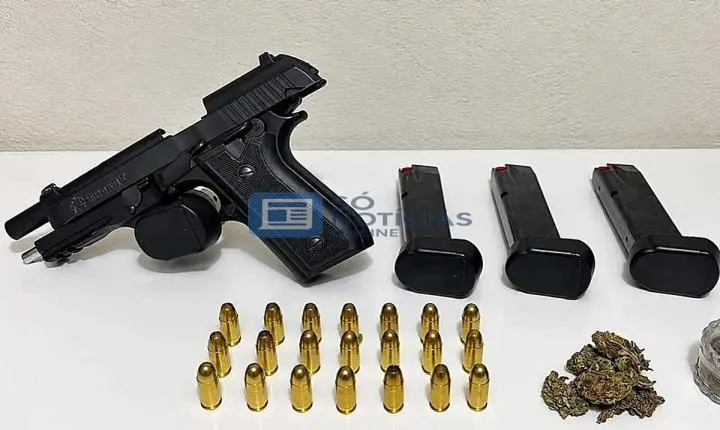 Confusão em festa termina com três presos e pistola apreendida em Bom Jesus do Amparo