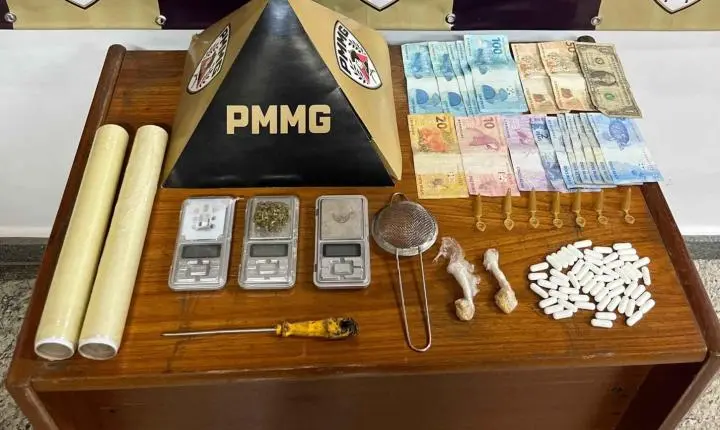 Barão de Cocais: denúncia leva PM a operação contra tráfico de drogas e três são presos