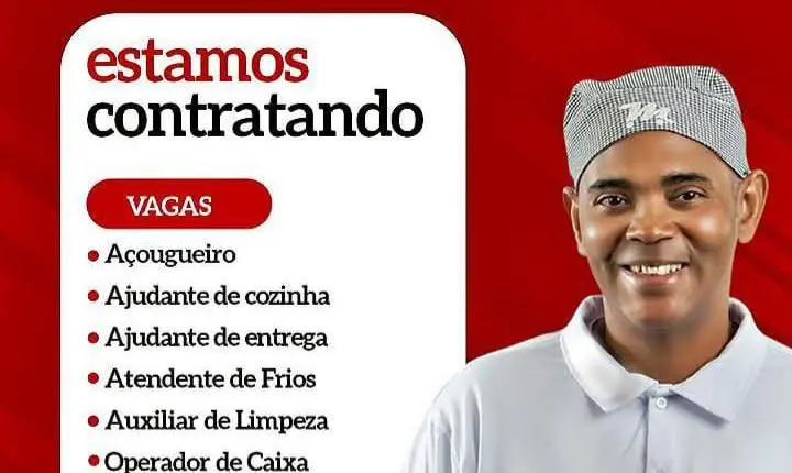 Hiper Comercial Monlevade abre sete vagas de emprego e oferece bolsa de graduação como benefício
