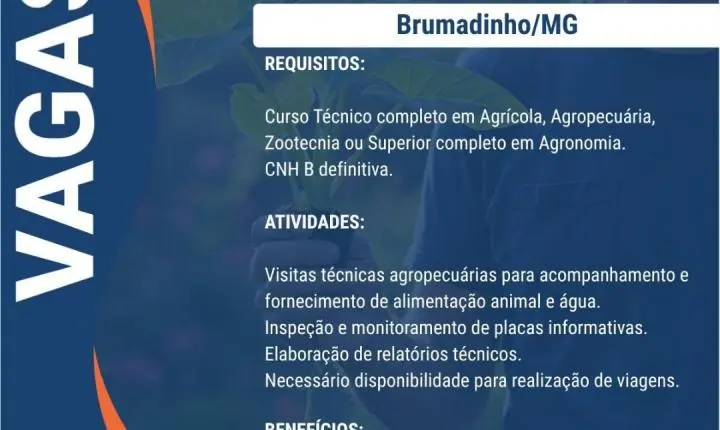 ERG Engenharia abre 9 vagas de emprego em Barão de Cocais e em outras de Minas Gerais; veja como se candidatar