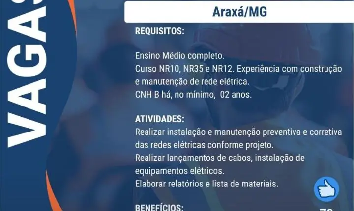 ERG abre vagas para nove funções em Itabira e outras cidades de MG