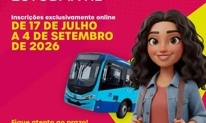 Itabira abre inscrições do Meio Passe Estudantil para o segundo semestre a partir de 17 de julho