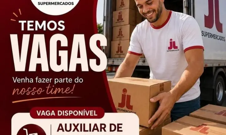 JL Supermercados abre vaga em Itabira; veja os benefícios oferecidos