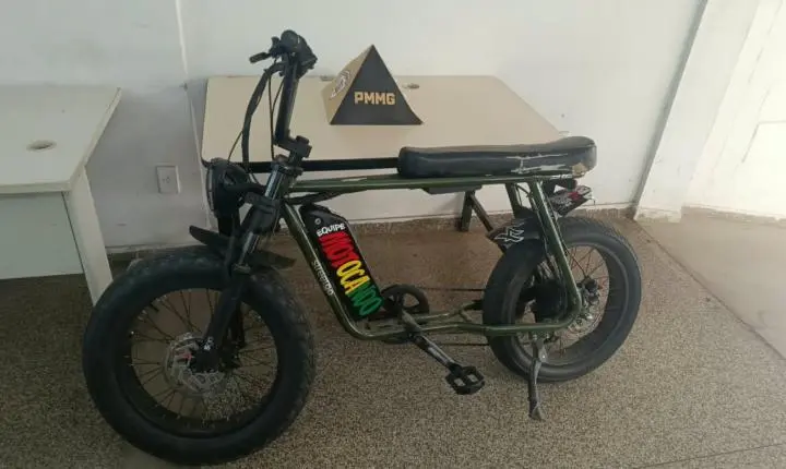 João Monlevade: PM prende homem por receptação e recupera bicicleta elétrica furtada