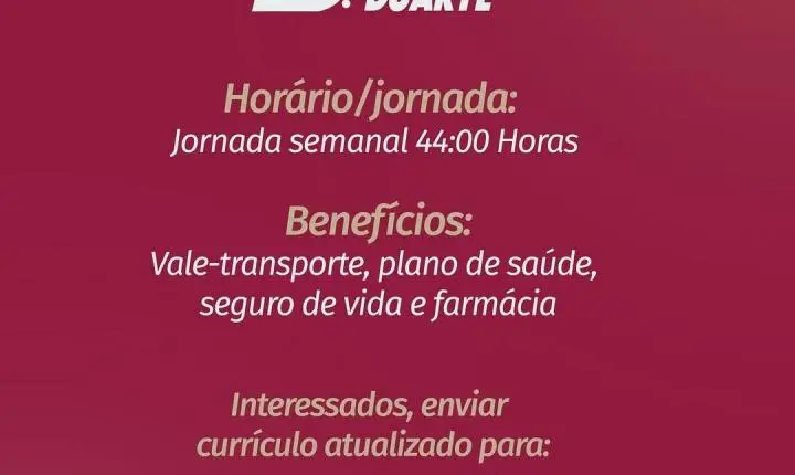 Laboratório Duarte abre vagas de emprego para quatro funções em Itabira