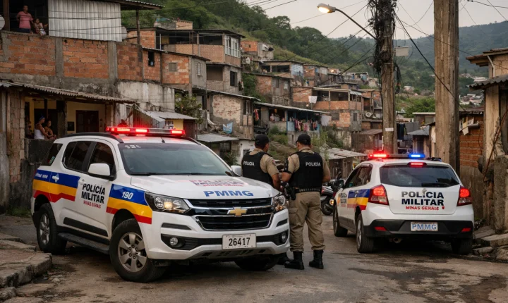 Manhã de Violência em Itabira: Homem é baleado em posto e PM prende suspeitos após perseguição