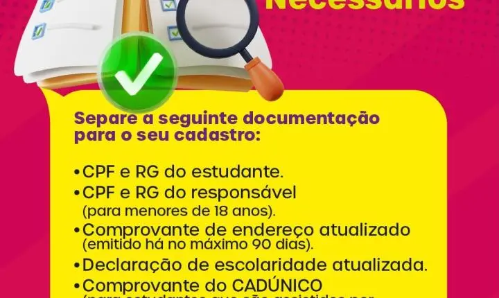 Itabira abre inscrições do Meio Passe Estudantil para o segundo semestre a partir de 17 de julho