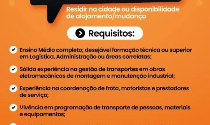BRG Service abre mais de 20 vagas para a Mina de Brucutu, em São Gonçalo do Rio Abaixo