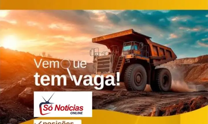 Mina Prime abre 45 vagas de emprego em Nova Lima e Sabará