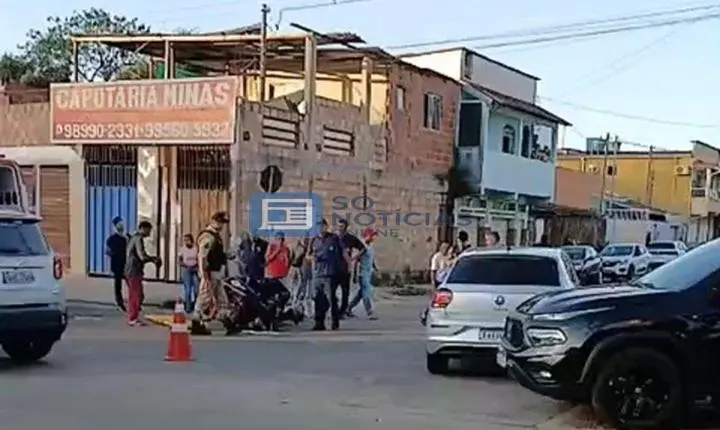 Acidente no bairro São Bento fere motociclista em Itabira-MG