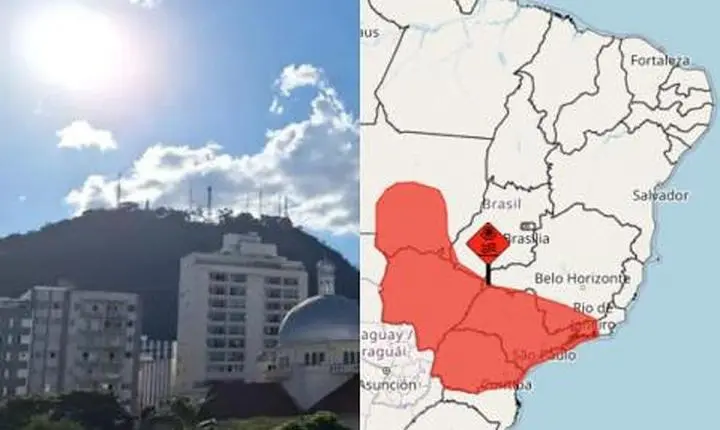 Onda de calor coloca 190 cidades de Minas Gerais em alerta vermelho