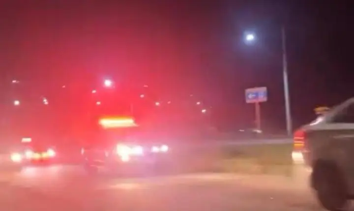 Vídeo: Perseguição em Itabira, Casal foge da PM com carga de celulares roubados e crianças no veículo