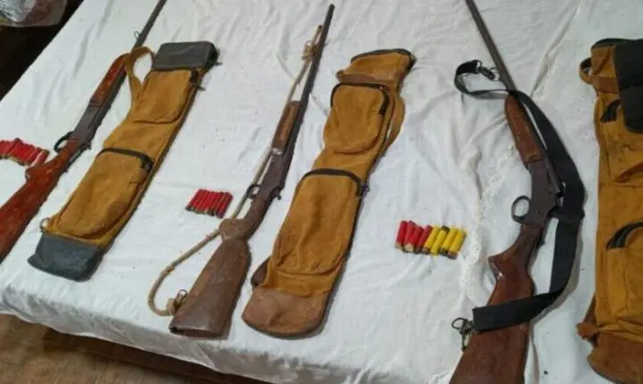 Operação da Polícia Militar de Meio Ambiente prende dois e apreende armas em Conceição do Mato Dentro
