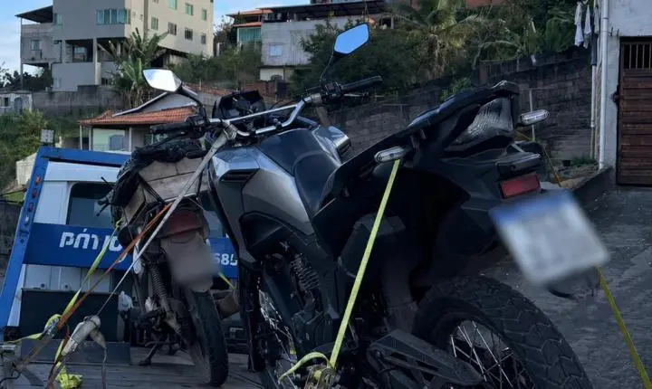 PM aplica 9 multas e remove duas motos em fiscalização na Av. Getúlio Vargas, em João Monlevade .