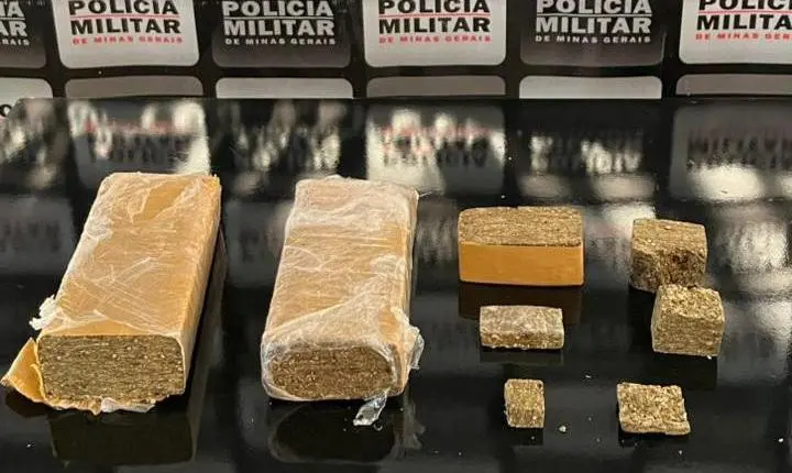Polícia Militar prende dupla por tráfico de drogas em Santa Bárbara após perseguição