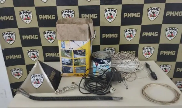 Polícia Militar prende homem e recupera materiais furtados em João Monlevade