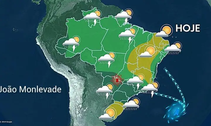Sol hoje, mas fique de olho: veja como fica o tempo em Monlevade
