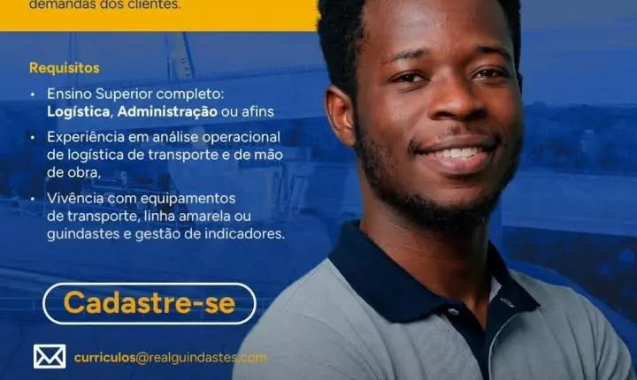 Real Guindastes anuncia 24 cargos nesta segunda (14) em Minas