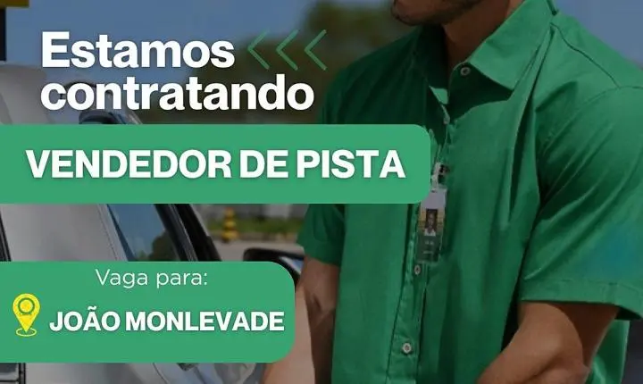 Rede RGLongana abre vaga de vendedor de pista em João Monlevade; veja como se candidatar