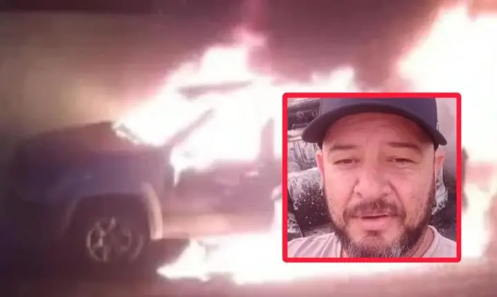 São José do Egito: empresário é morto após ter carro incendiado em carreata pró-Flávio, veja o vídeo 