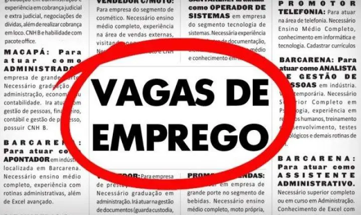 SINE de São Gonçalo do Rio Abaixo divulga dezenas de vagas de emprego para esta quinta-feira (23)