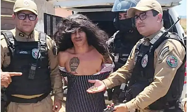 Suspeito de 16 homicídios é preso após tentar fugir vestido de mulher na Paraíba