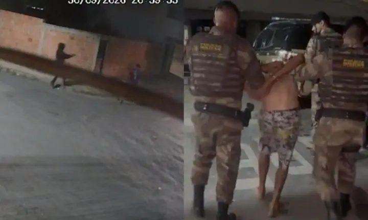 Suspeito é preso após homem ser morto a tiros em Santa Luzia, na Grande BH