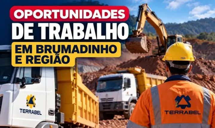Terrabel abre oportunidades de trabalho em Brumadinho e região