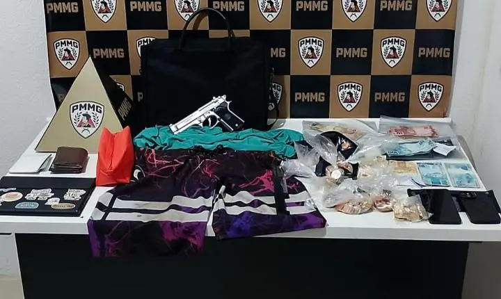 Timóteo: suspeito de roubar farmácia com arma falsa é preso e PM recupera quase R$ 2 mil 