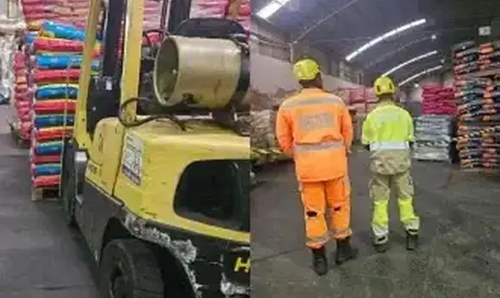 Trabalhador morre atropelado por empilhadeira dentro de empresa em Santa Luzia