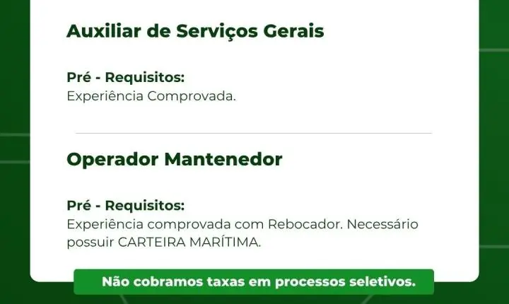Vagas de emprego em Itabira: Construtora Vale Verde tem vagas em 20 funções; veja como se candidatar