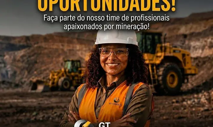 GT Toniolo abre 15 vagas de emprego em Itabirito; veja as oportunidades