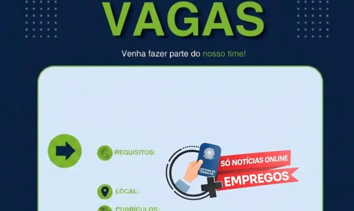 Fidens abre vagas para carpinteiro, pedreiro e operadores na Mina de Brucutu