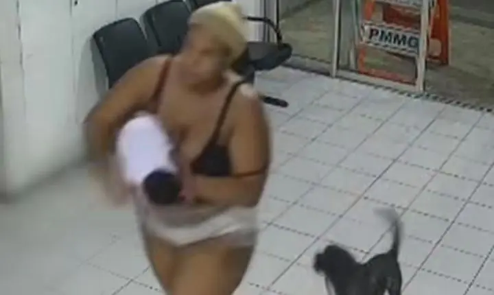 Vídeo: Bebê de um mês é salva por policiais após parar de respirar em Santa Luzia 
