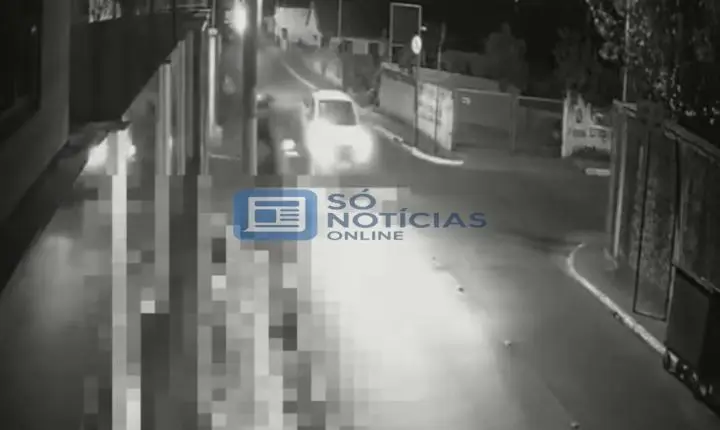 Vídeo: imagens mostram moto com quatro pessoas antes de acidente em Barão de Cocais