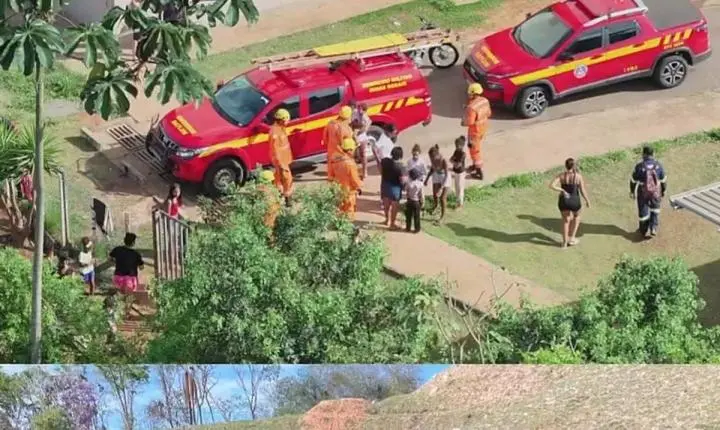 Vídeo: Drone entra na busca e Bombeiros encontram duas meninas perdidas em bairro de Itabira