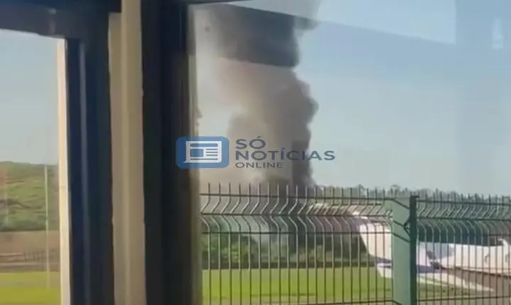 Vídeo - Três policiais militares morrem após queda de avião da PM perto do Aeroporto de Ipatinga